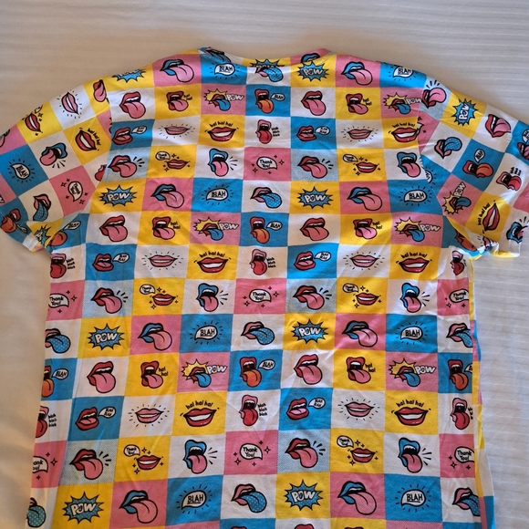 Super Colorful Graphic Women's Tee Size M 100% Cotton - Picture 4 of 6